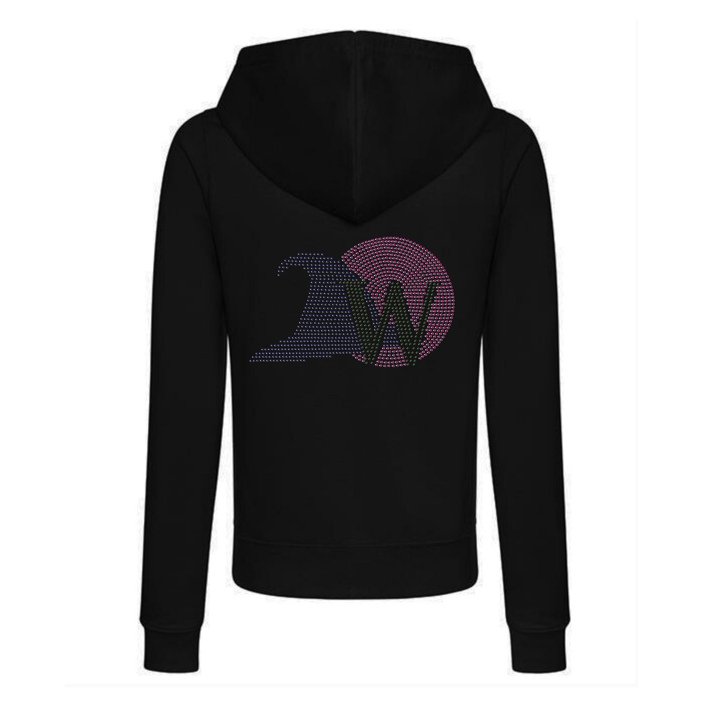 Wicked the musical pink bubble design pullover ladies pullover Hoodie