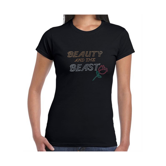 Beauty and the Beast Ladies Fit T shirt