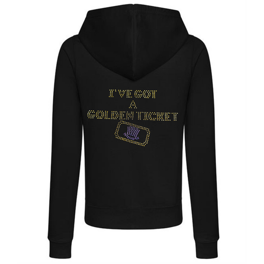 Charlie and the Chocolate Factory the musical Zipped Hoodie Adult