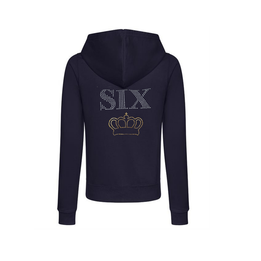 Six musical ladies zip up hoodie