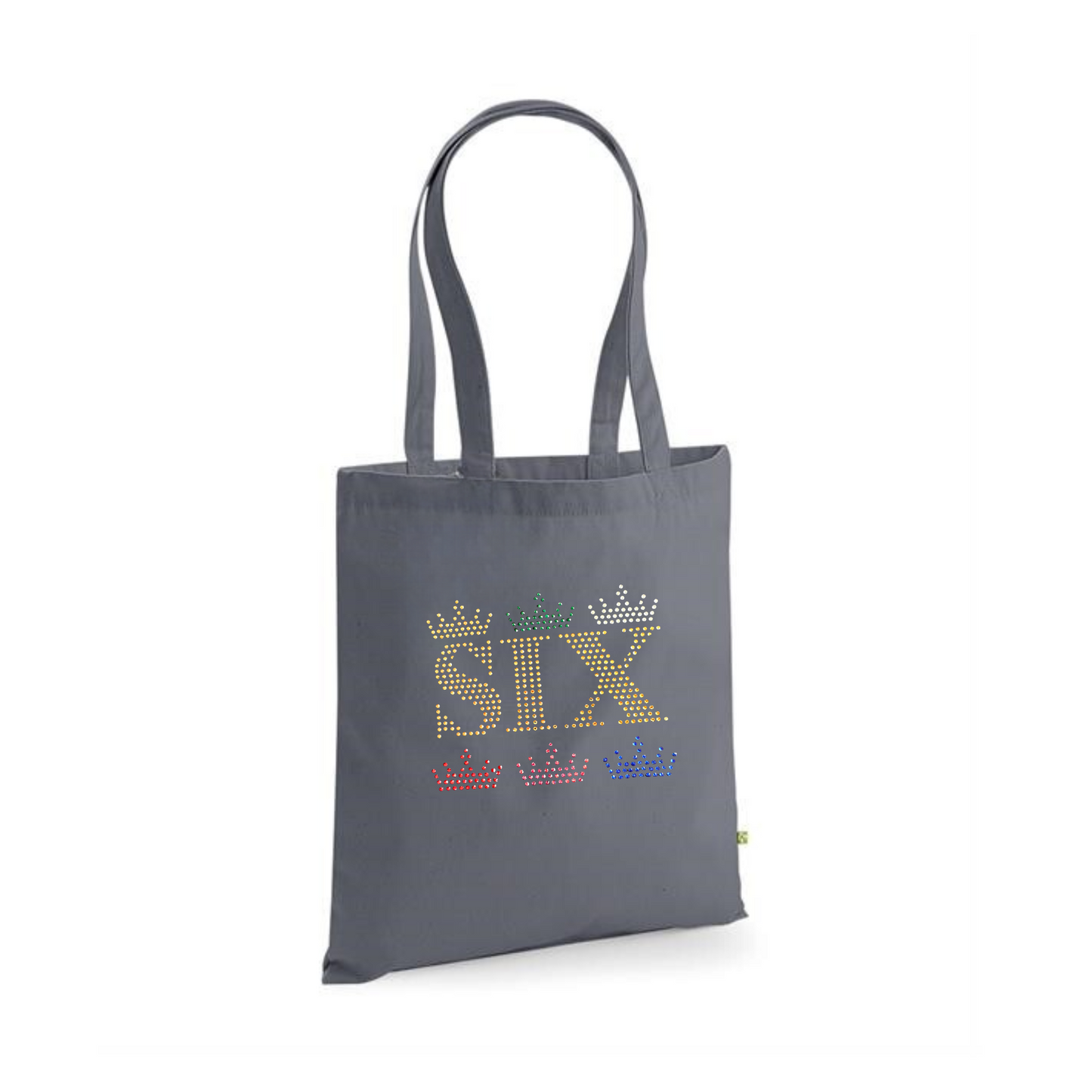 Six musical 6 crown design cotton Tote Bag