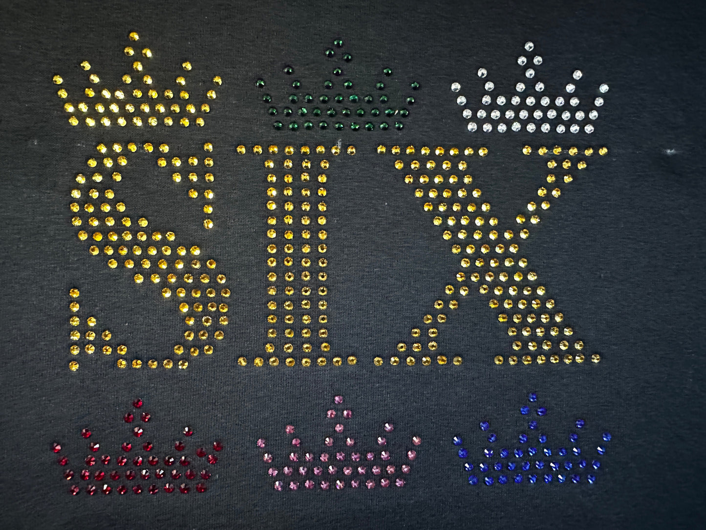 Six the musical 6 crown design T shirt