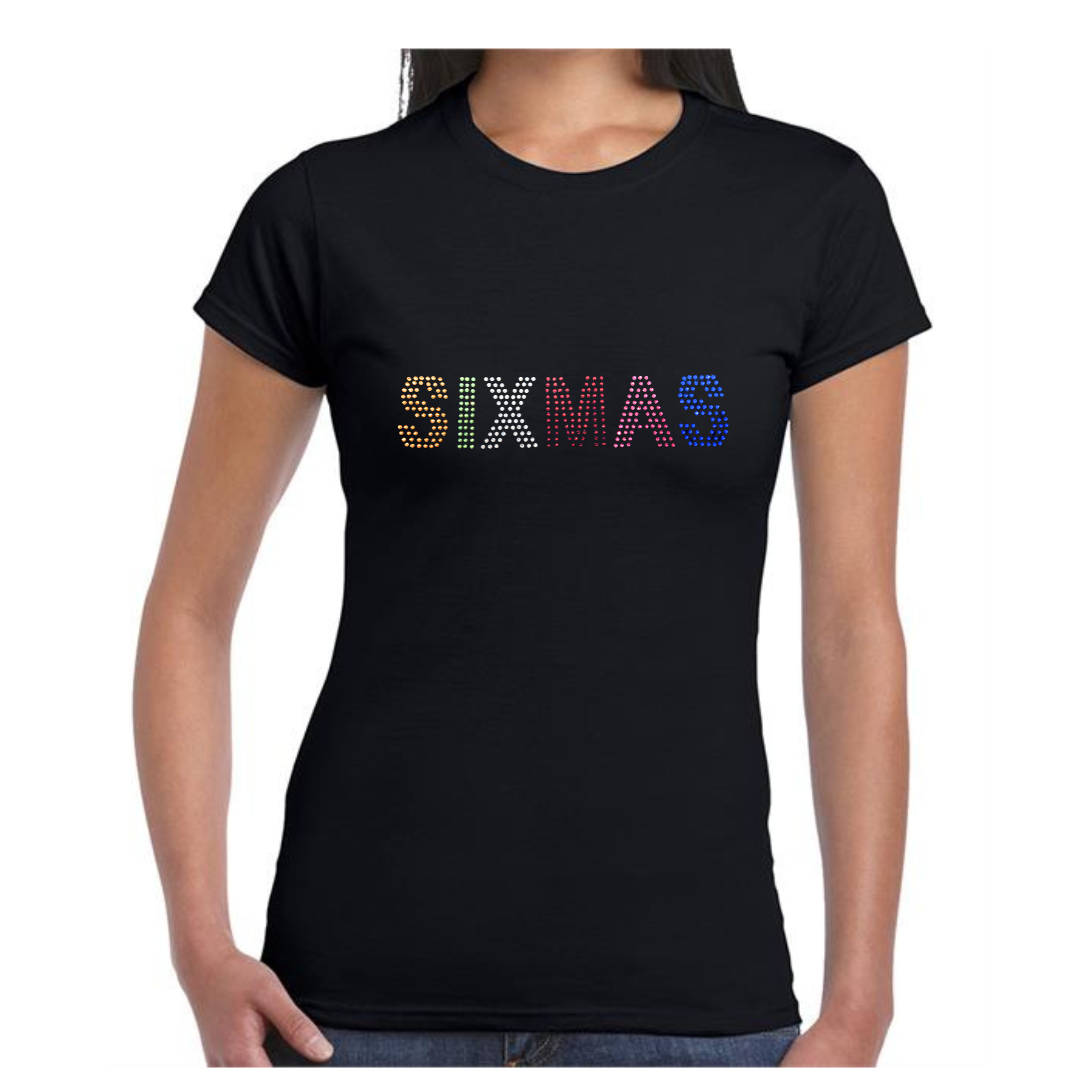 SIXMAS Christmas ladies fit T Shirt