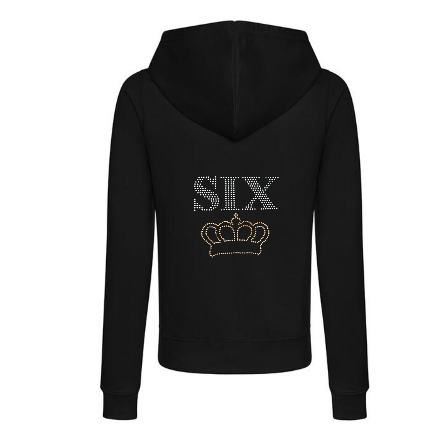Six musical ladies zip up hoodie